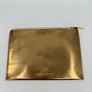 Mugler Fragrance Small Gold Pouch Bag - Clutch Cosmetic Makeup Bag